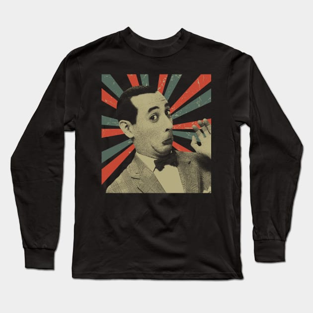 PEE WEE HERMAN || Vintage Art Design || R.I.P Long Sleeve T-Shirt by Setipixel
